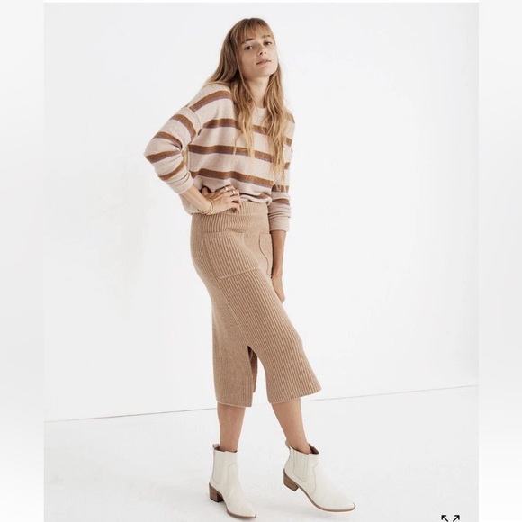 Madewell Merino Wool Sweater Skirt - Picture 2 of 7